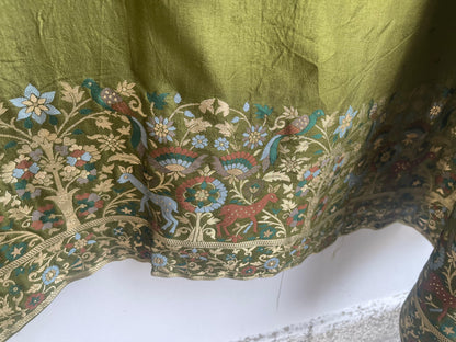 Banarasi silk unstitched ladies suit Rc18242 (b)