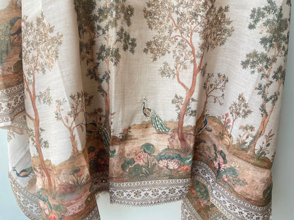Shimmer linen printed ladies unstitched suit Rc18951