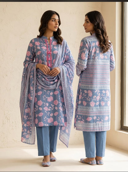Cotton printed unstitched ladies suit Rc19033