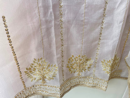 Crushed shimmer tissue fabric unstitched ladies suit Rc19148 (c)