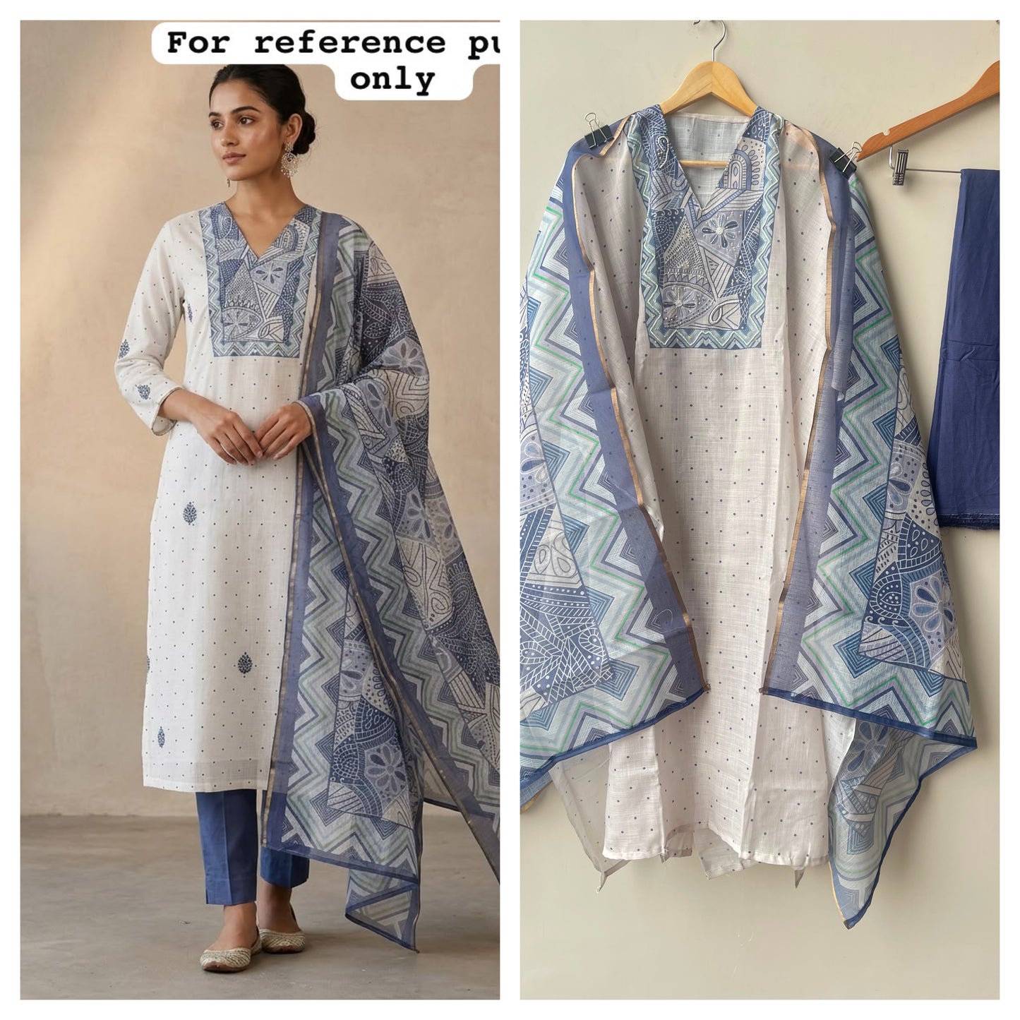 Linen printed unstitched ladies suit Rc19029