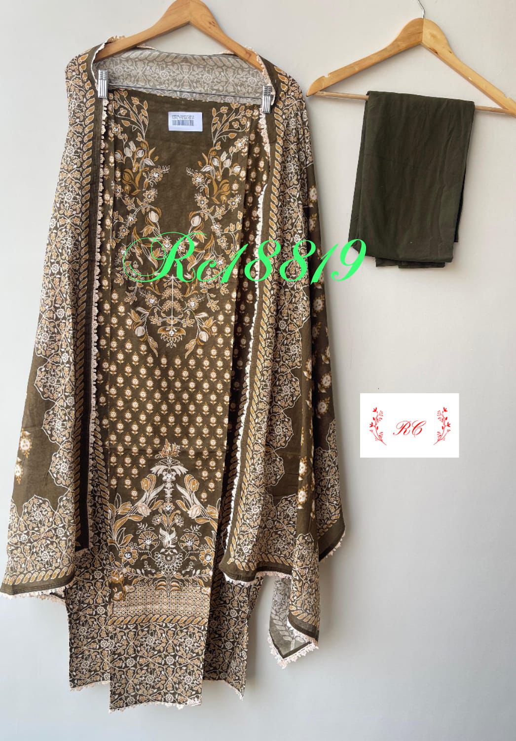 Cotton Printed Unstitched Ladies Suit RC18819 – view 3