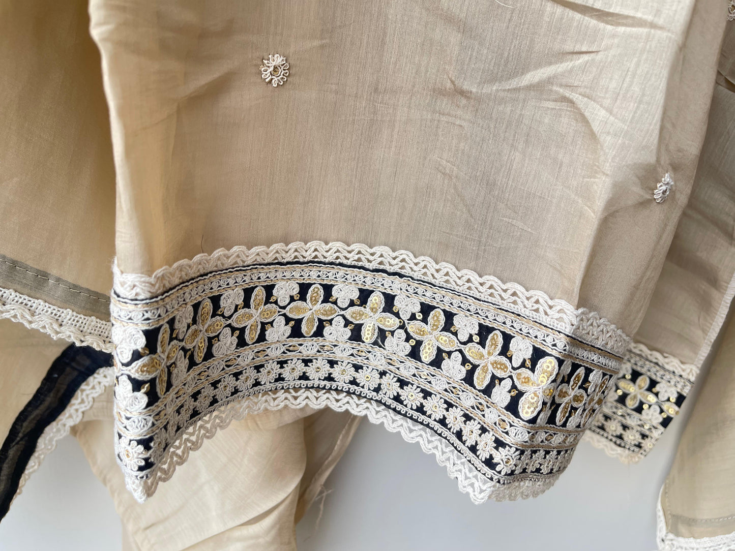 Mul chanderi unstitched ladies suit Rc18912