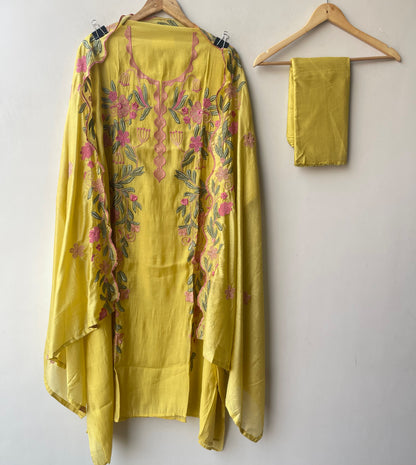 Mul chanderi unstitched ladies suit Rc19308 (b)