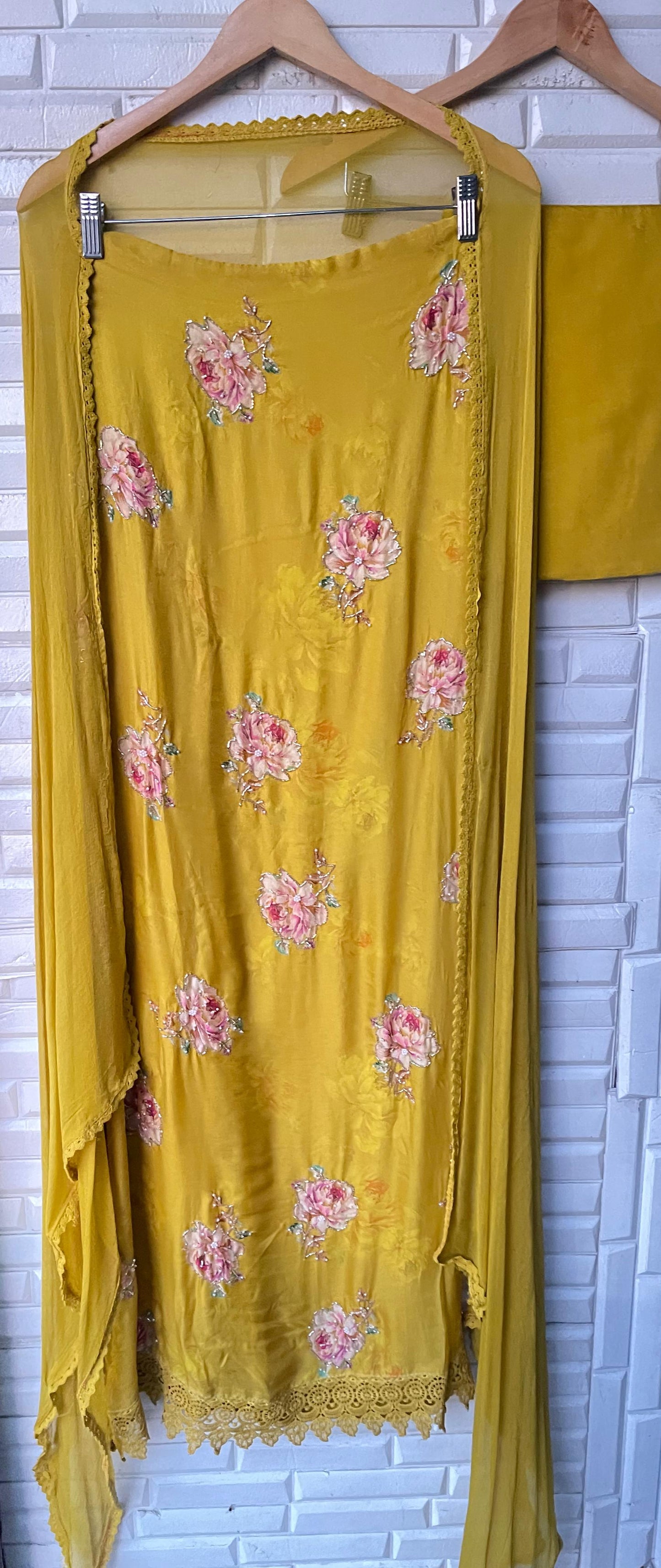 Organza unstitched ladies suit Rc17581 (b)