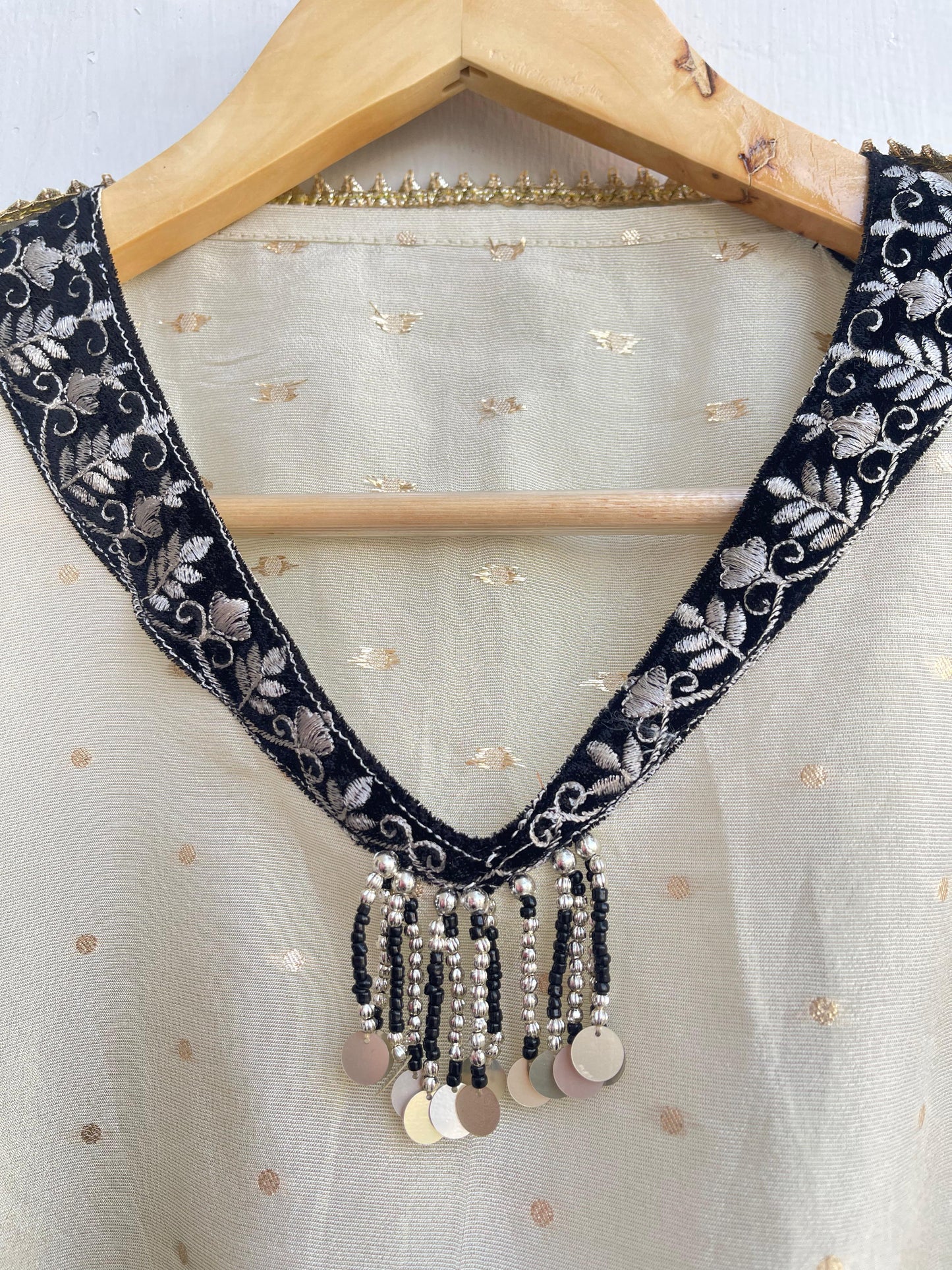 Banarasi shimmer silk unstitched ladies suit Rc17877