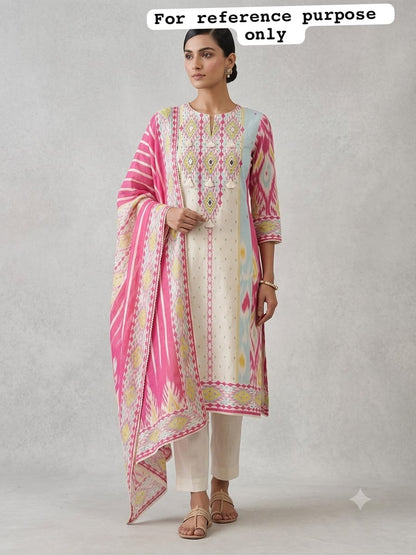 Pure soft cotton printed unstitched ladies suit Rc19055