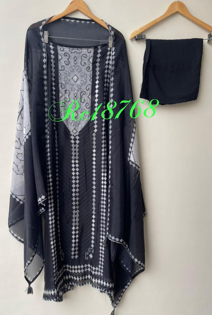 Pure Organza Printed Ladies Unstitched Suit RC-18768 – view 10