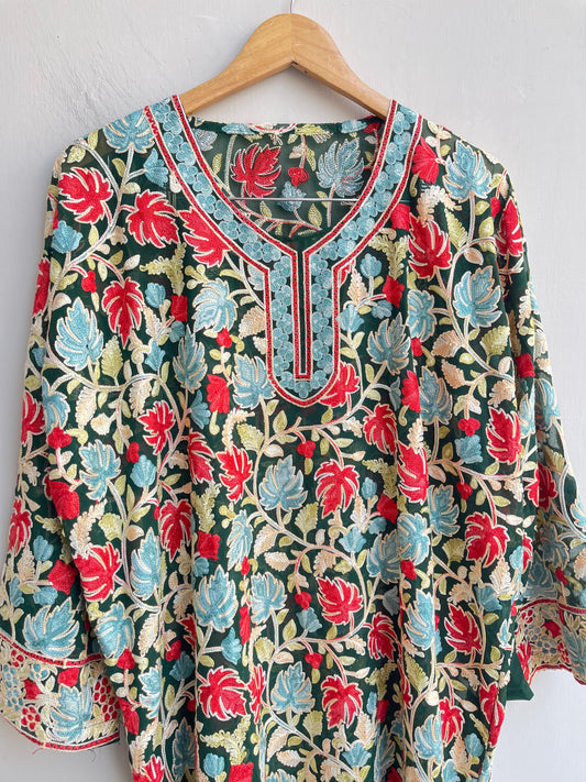 Resham embroidered ladies ready kurta Rc18427 (a)