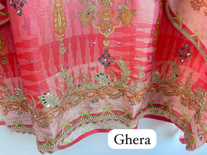 Shimmer silk unstitched ladies suit Rc17879 (a)