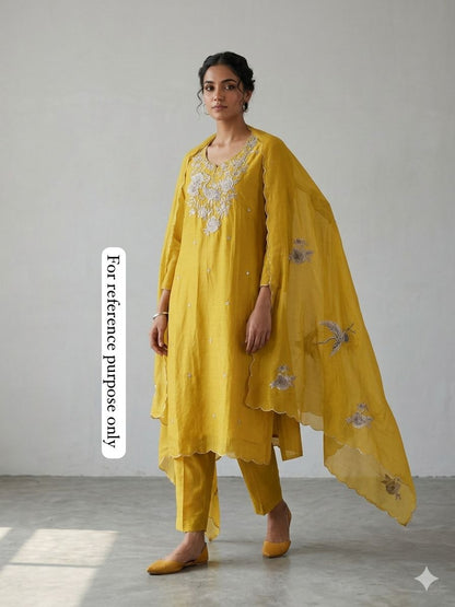 Mul Chanderi Unstitched Ladies Suit RC-18596 (c) – view 3