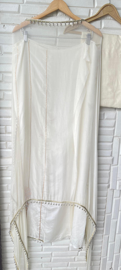 Glass organza unstitched ladies suit Rc17531