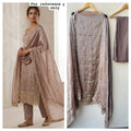 Shimmer glass silk unstitched ladies suit Rc19336 (b)
