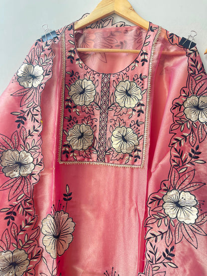 Shimmer silk unstitched ladies suit Rc19245 (b)