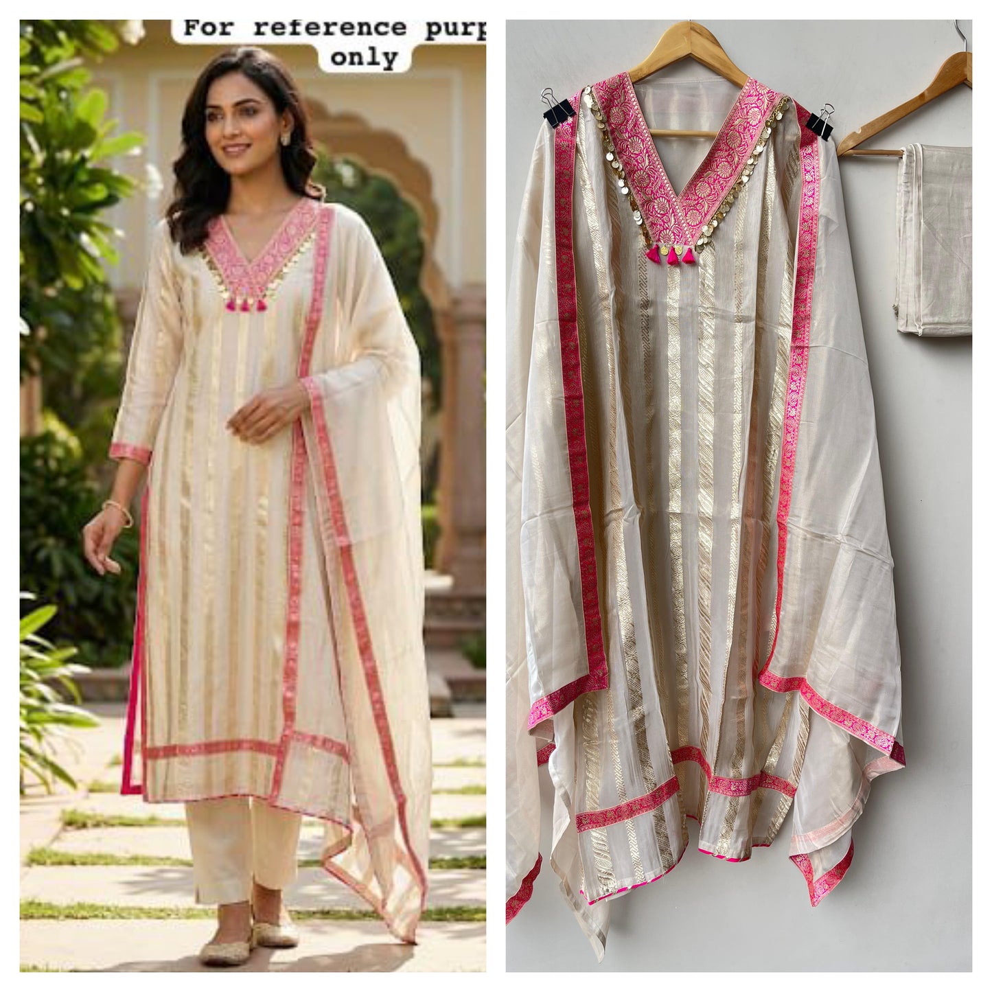 Banarasi shimmer silk ladies unstitched suit Rc19345