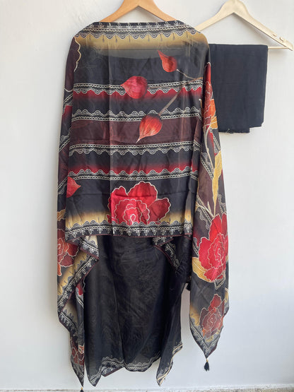 Self soft organza unstitched ladies suit Rc18421