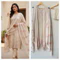 Fine glass organza ladies unstitched suit Rc19320 (b)