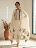 Mul Chanderi Unstitched Ladies Suit RC-18869(A)