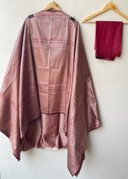 Shimmer Giraffe Silk woven unstitched ladies suit