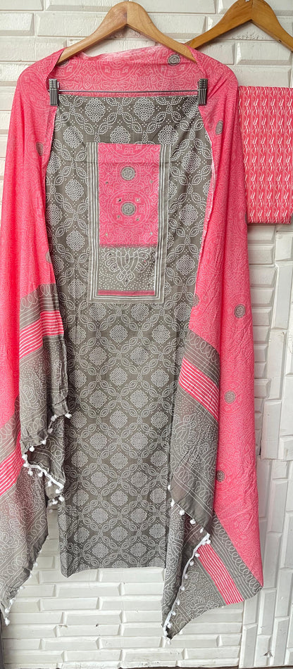 Cotton unstitched ladies suit Rc17580 (a)