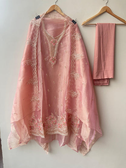 Shimmer tissue unstitched ladies suit Rc19340 (a)