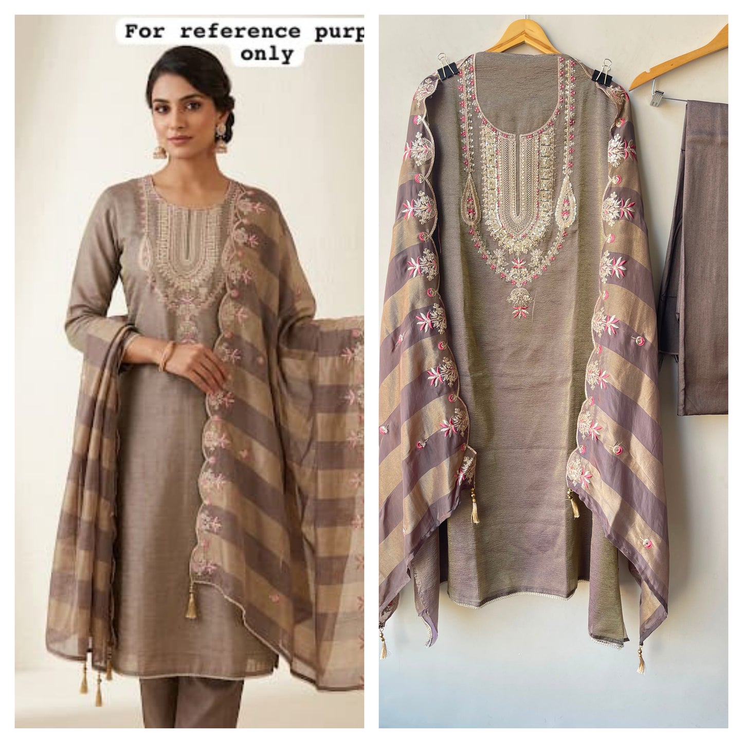 Crushed shimmer tissue ladies unstitched suit Rc19252 (c)