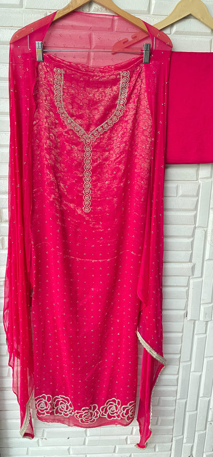 Organza unstitched ladies suit Rc17371 (b)