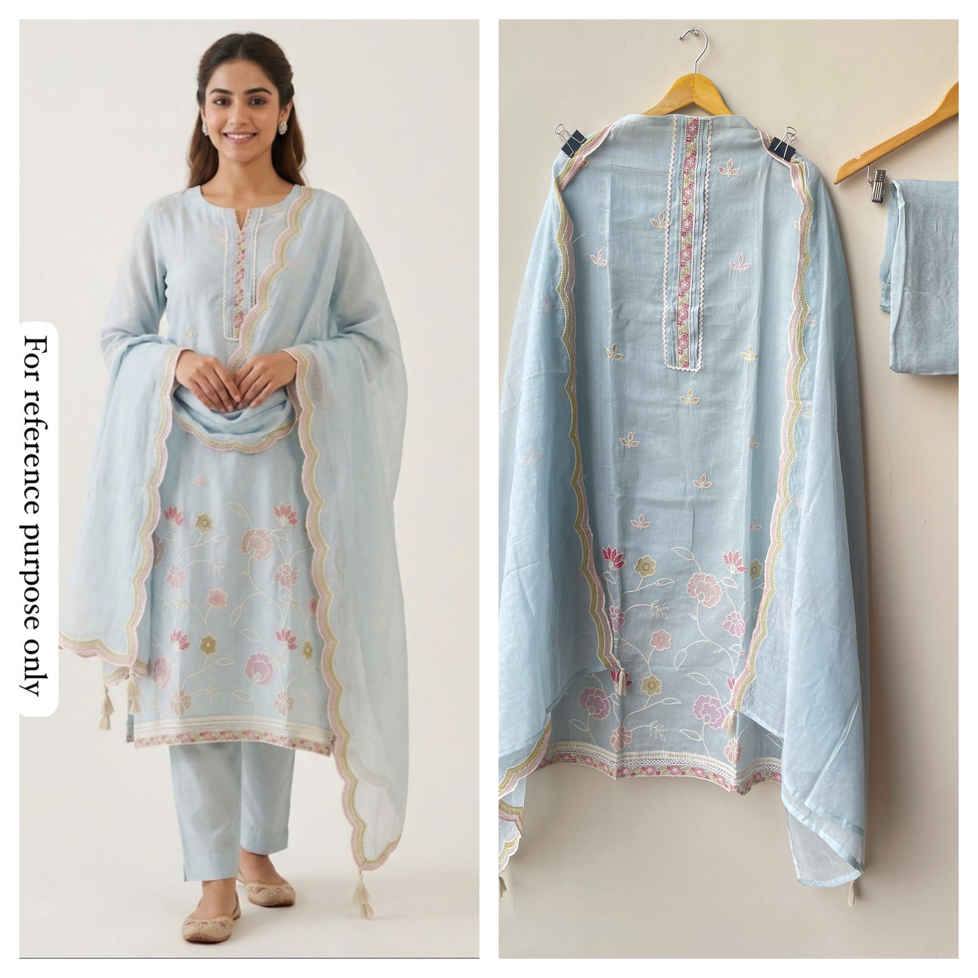 Pure Self Mul Chanderi Ladies Unstitched Suit RC-18873