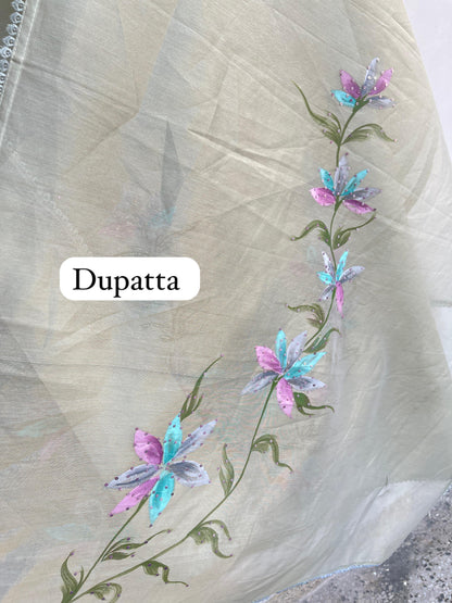 Shimmer kota doriya unstitched ladies suit Rc17890