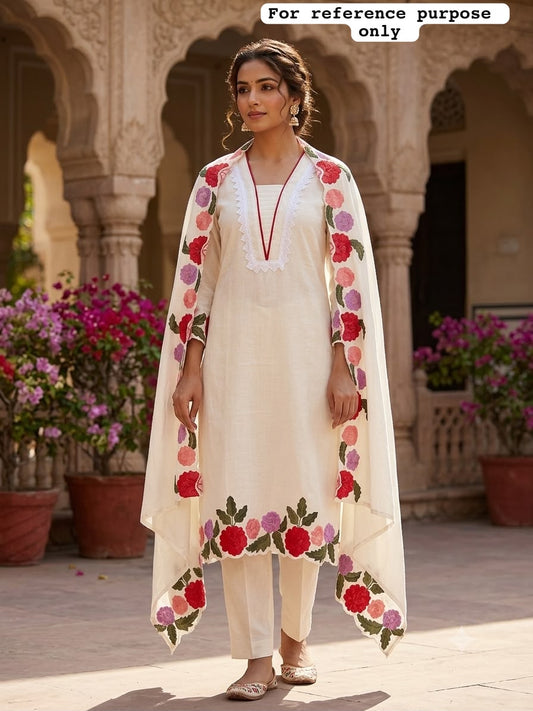 Mul chanderi unstitched ladies suit Rc19171 (b)