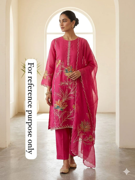 Mul chanderi unstitched ladies suit Rc18924 (b)