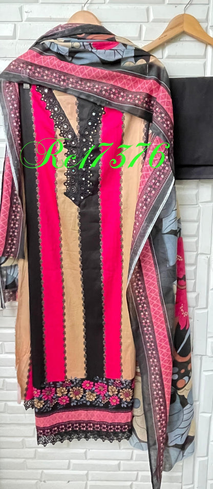 Cotton unstitched ladies suit Rc17376 (a)