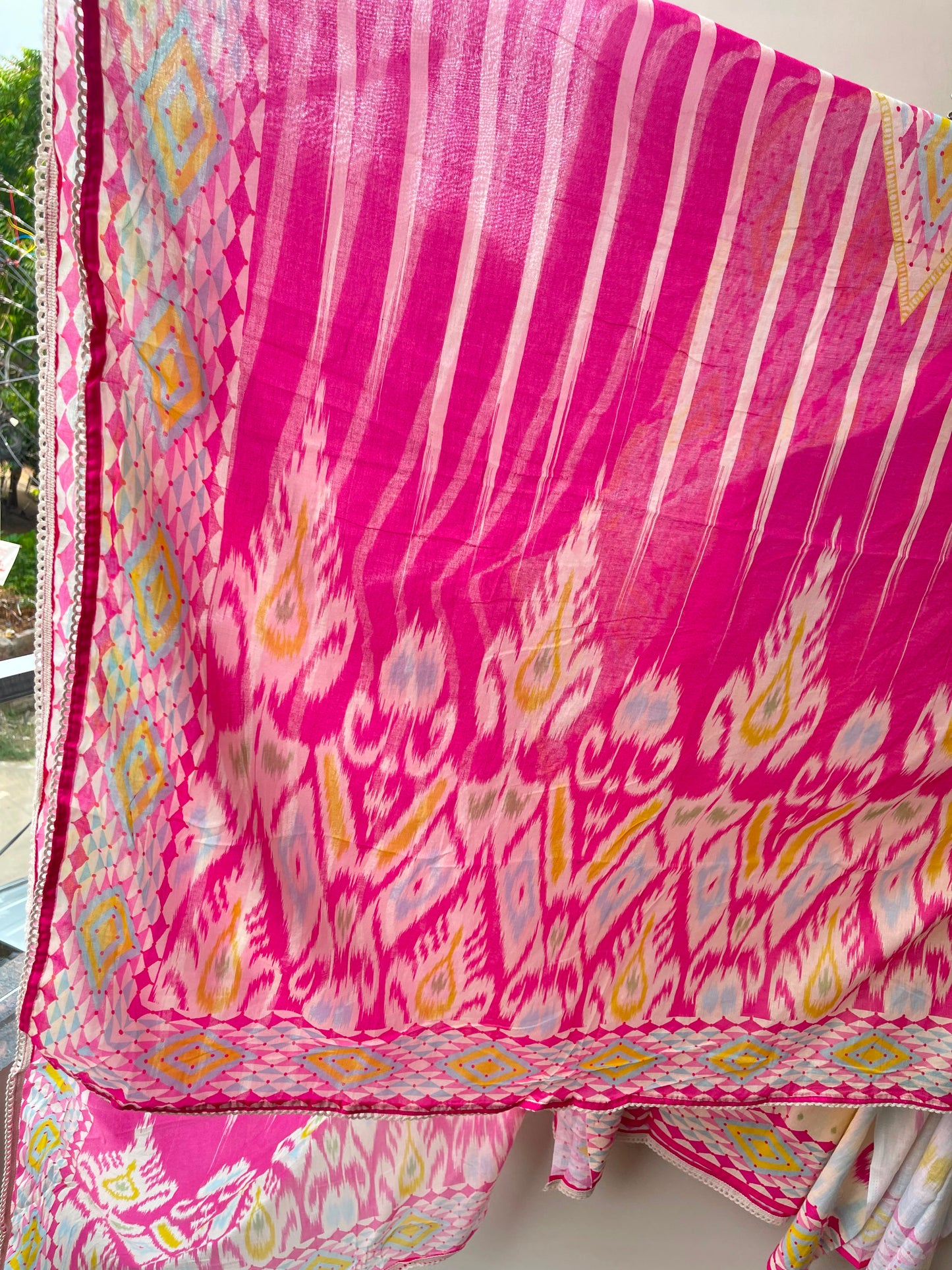 Pure soft cotton printed unstitched ladies suit Rc19055