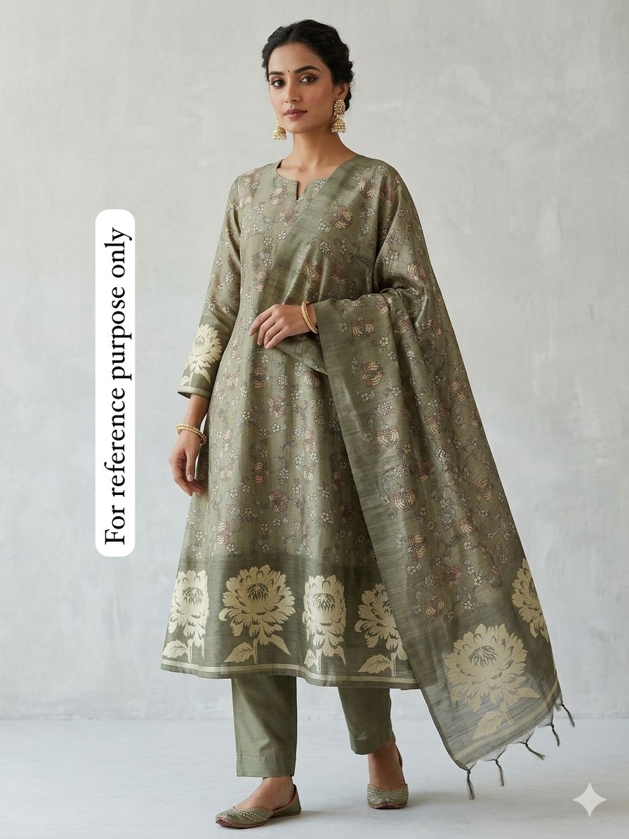 Self Khaadi Silk Unstitched Ladies Suit RC-18560 (d) – view 3