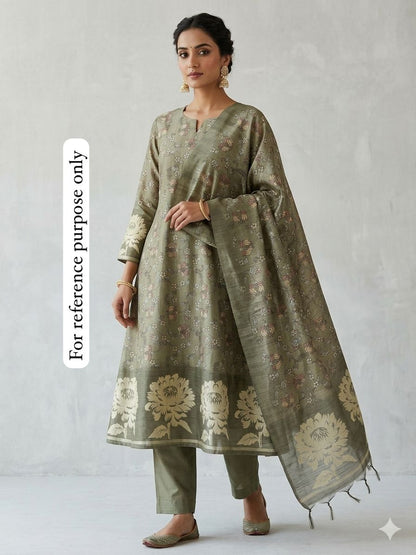 Self Khaadi Silk Unstitched Ladies Suit RC-18560 (d) – view 3
