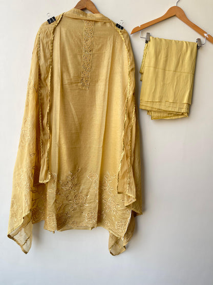 Mul Chanderi Unstitched Ladies Suit RC18842 – view 5