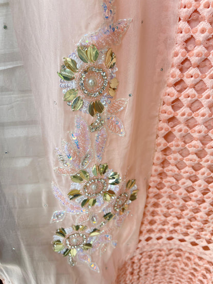 Organza unstitched ladies suit Rc17437 (b)