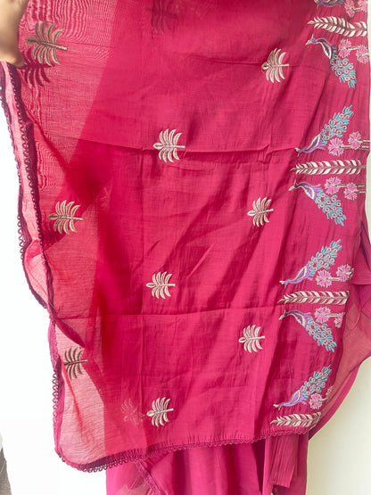 Mul Chanderi Unstitched Ladies Suit RC18890 – view 6