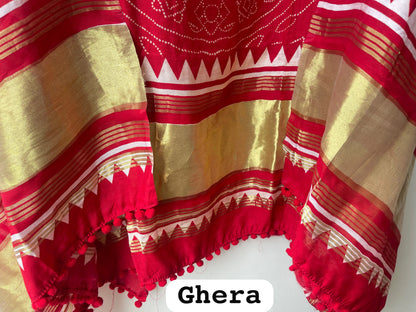 Gajji silk printed unstitched ladies suit Rc19272 (a)