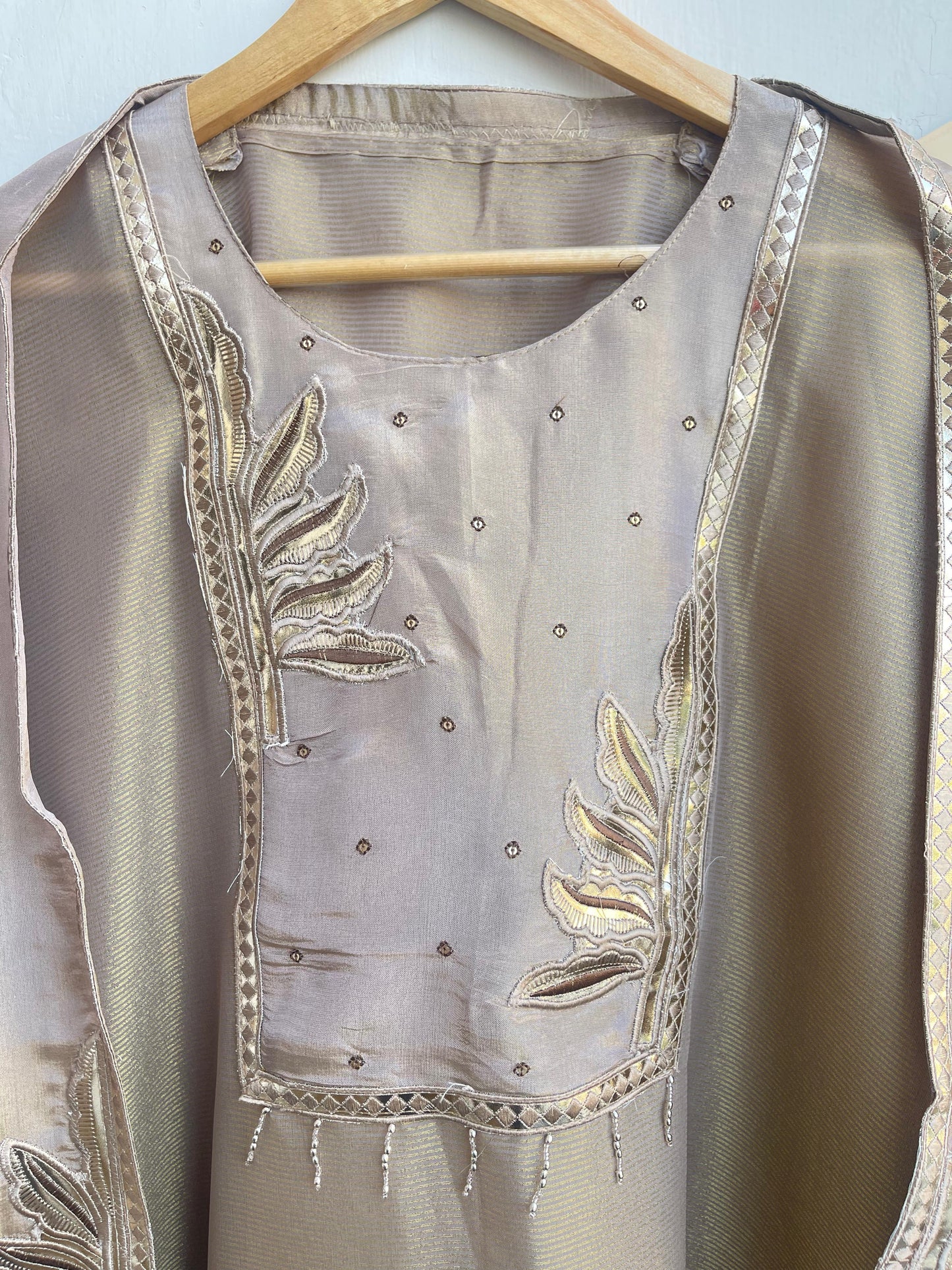 Shimmer silk unstitched ladies suit Rc17882 (a)