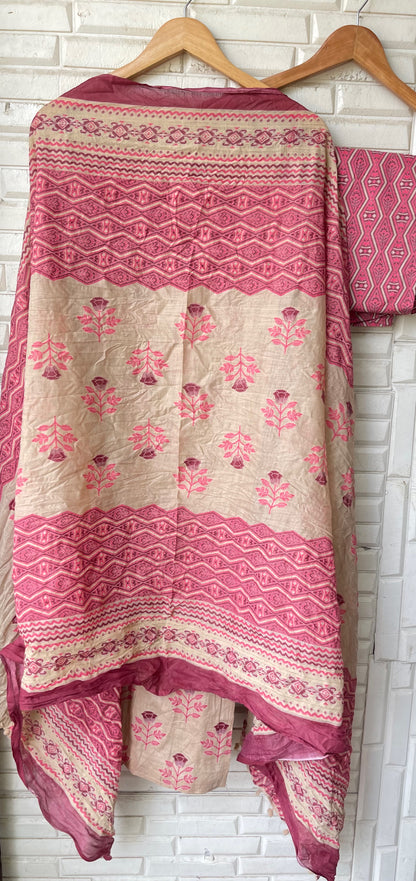 Cotton unstitched ladies suit Rc19289