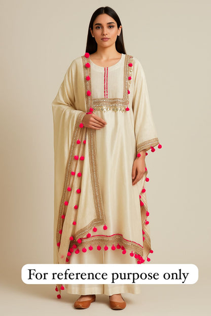 Banarasi shimmer silk unstitched ladies suit Rc17801