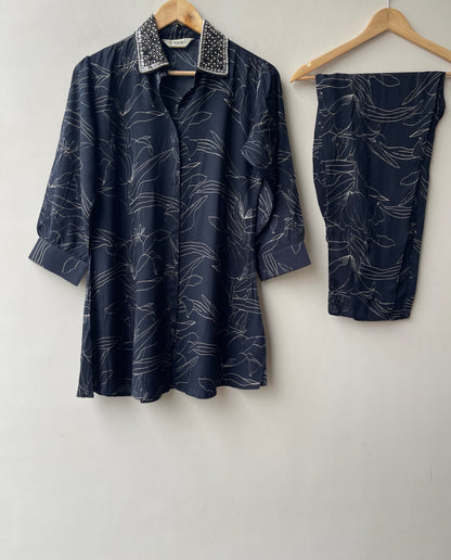 Ready made ladies printed coord set Rc19166
