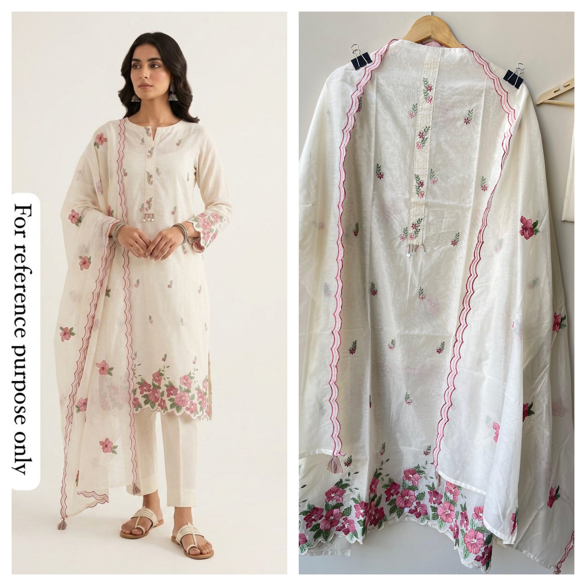 Mul Chanderi Unstitched Ladies Suit RC-18884