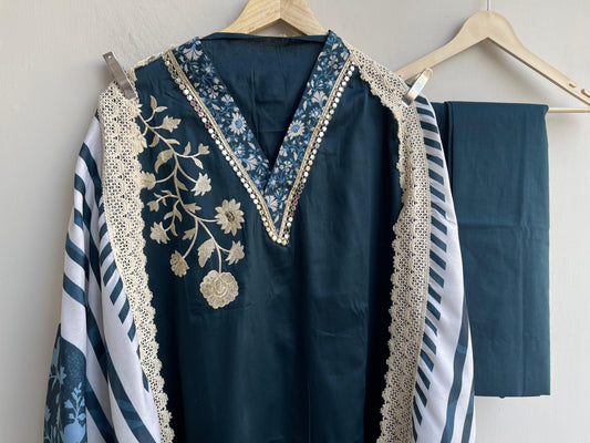 Cotton unstitched ladies suit Rc18391 (a)