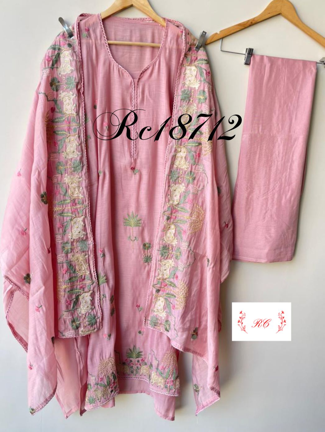 Mul Chanderi Unstitched Ladies Suit RC-18712 (a) – view 7