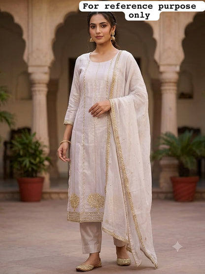 Crushed shimmer tissue fabric unstitched ladies suit Rc19148 (c)