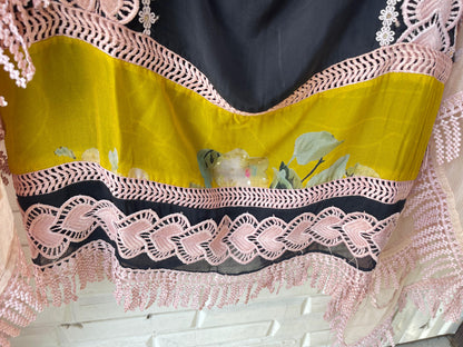 Organza unstitched ladies suit Rc17852 (b)