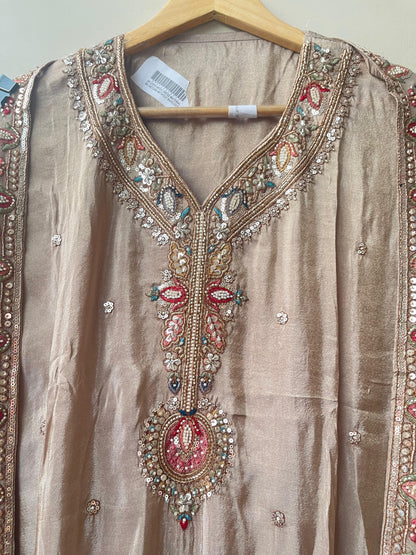 Pure shimmer silk ladies unstitched suit Rc19341 (a)