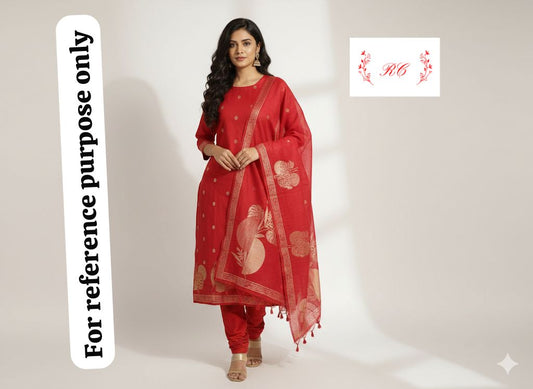 Maheshwari silk unstitched ladies suit Rc18878 (a)